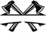Rustic Rridge Axe Throwing Logo